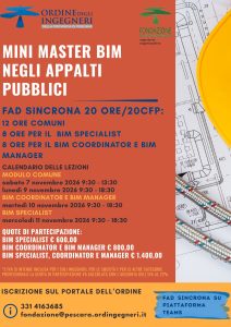 Corsi BIM negli appalti pubblici